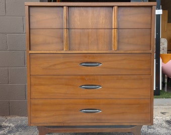 MCM Walnut Chest