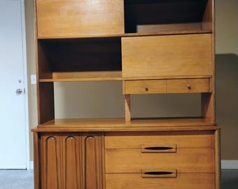 Gorgeous Bassett Two Piece Room Divider Bookcase