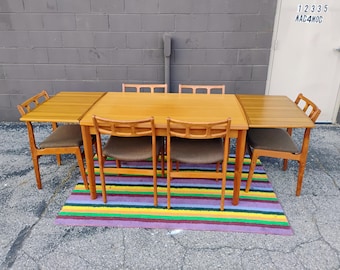 Teak Danish Modern Dining Set by D Scan