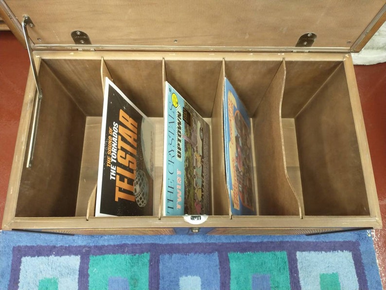 Mid Century Modern Lane Record Cabinet image 3