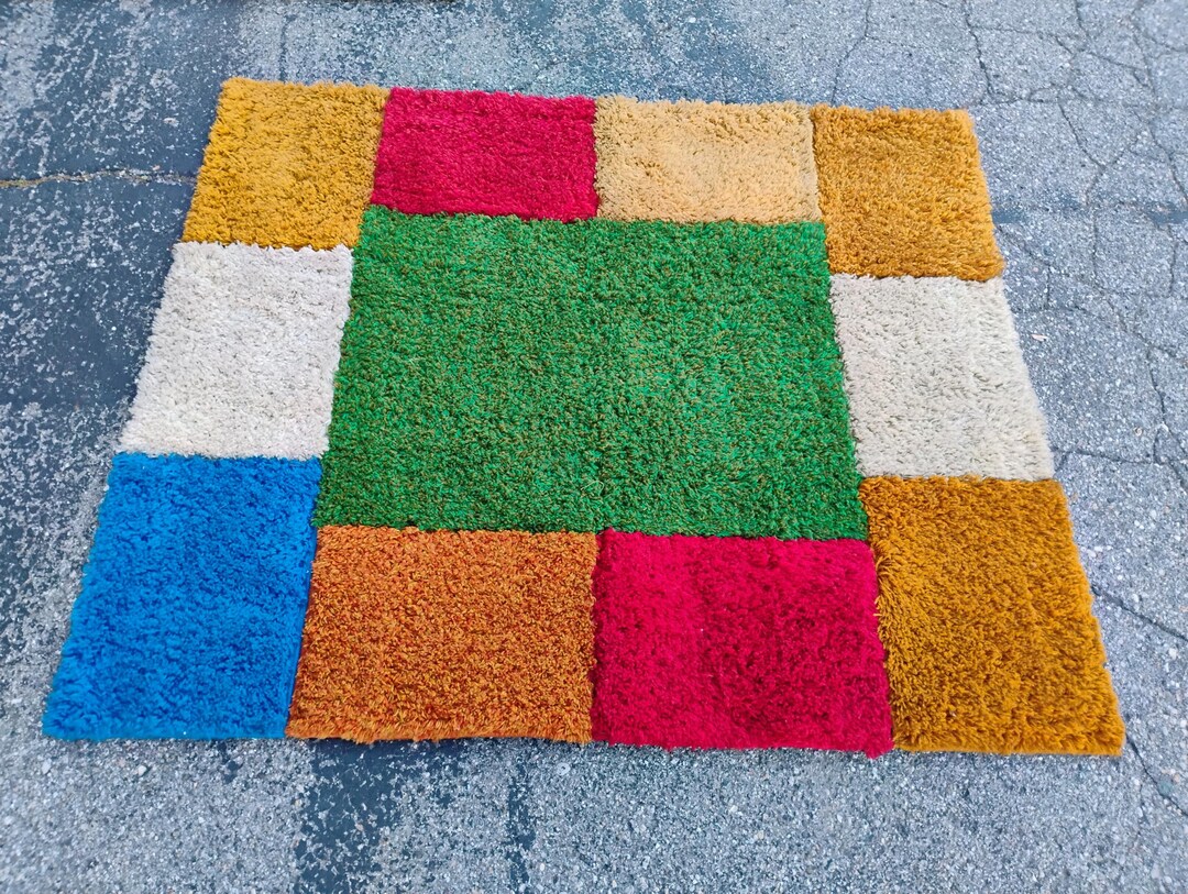 Unique 60s Shag Rug - Etsy