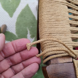 Set of 6 Hans Wegner STYLE Rope Folding Chairs 画像 3
