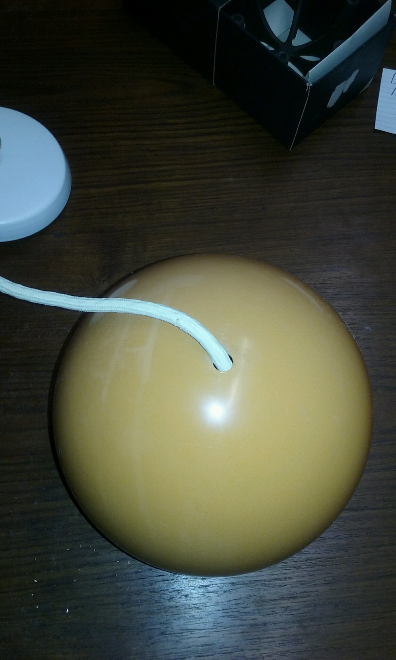 Vintage Panton style hanging ball fixture