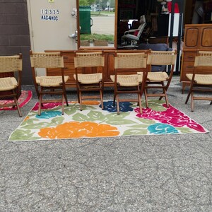 Set of 6 Hans Wegner STYLE Rope Folding Chairs 画像 5