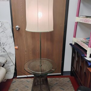 Warren Platner Style Side End Lsmp Table by Laurel