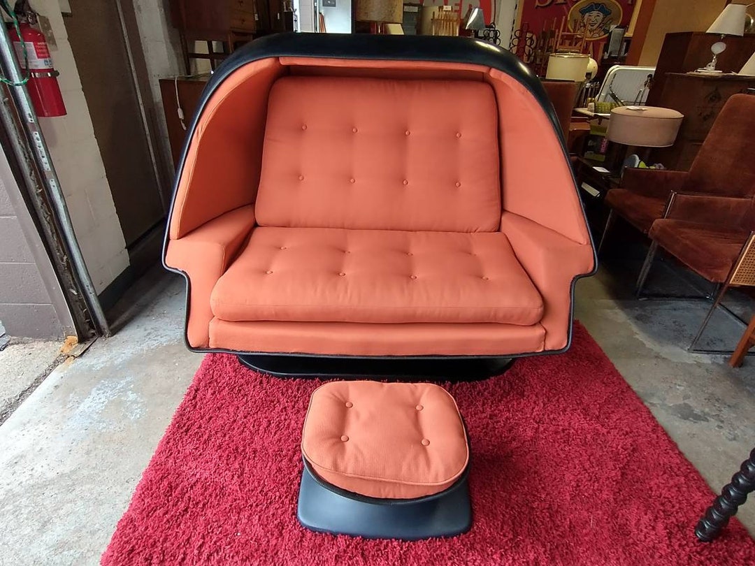 Rare Lee West Egg Settee Sofa Loveseat Pod Mork and Mindy - Etsy