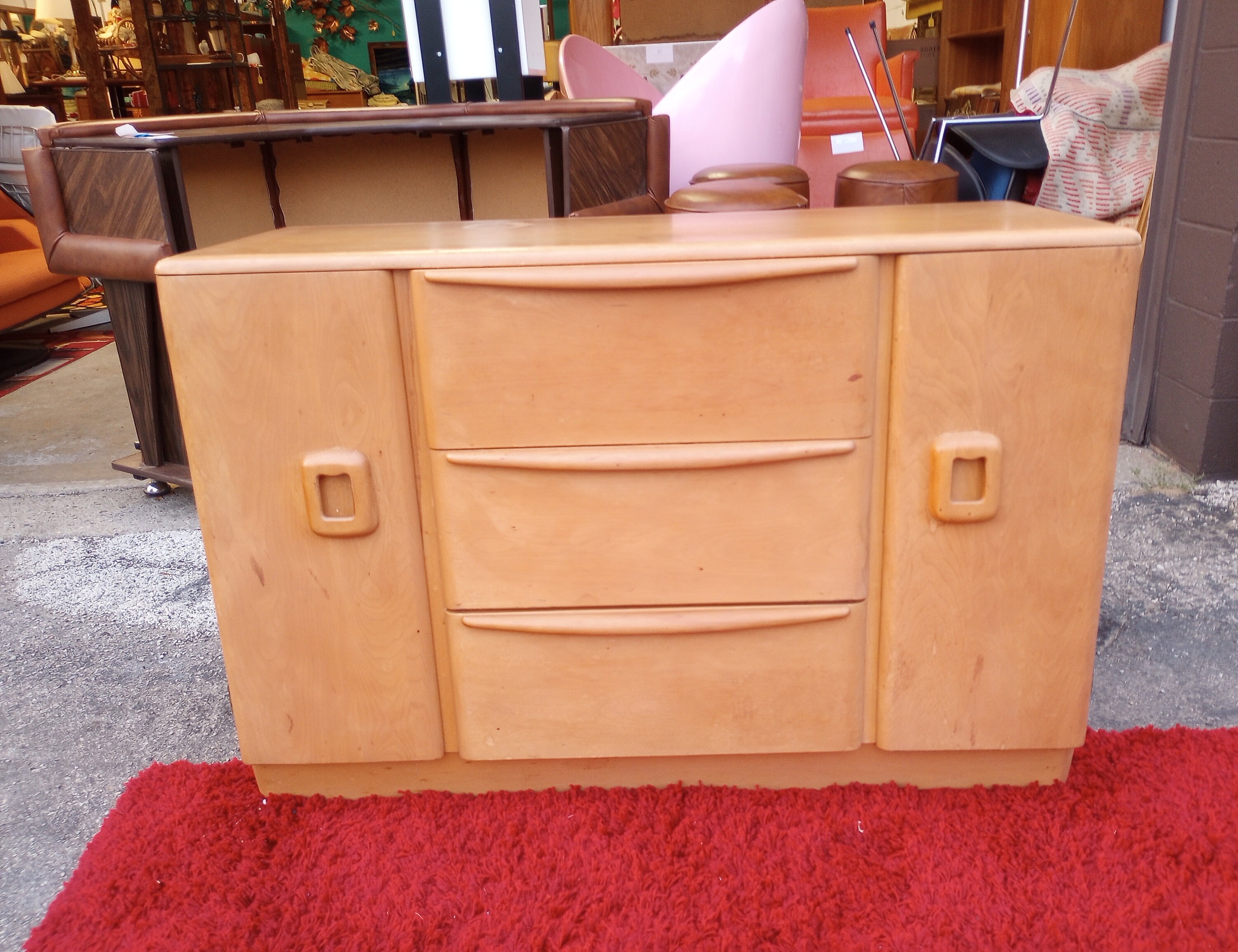 Heywood Wakefield Champagne Credenza Sideboard Buffet Etsy