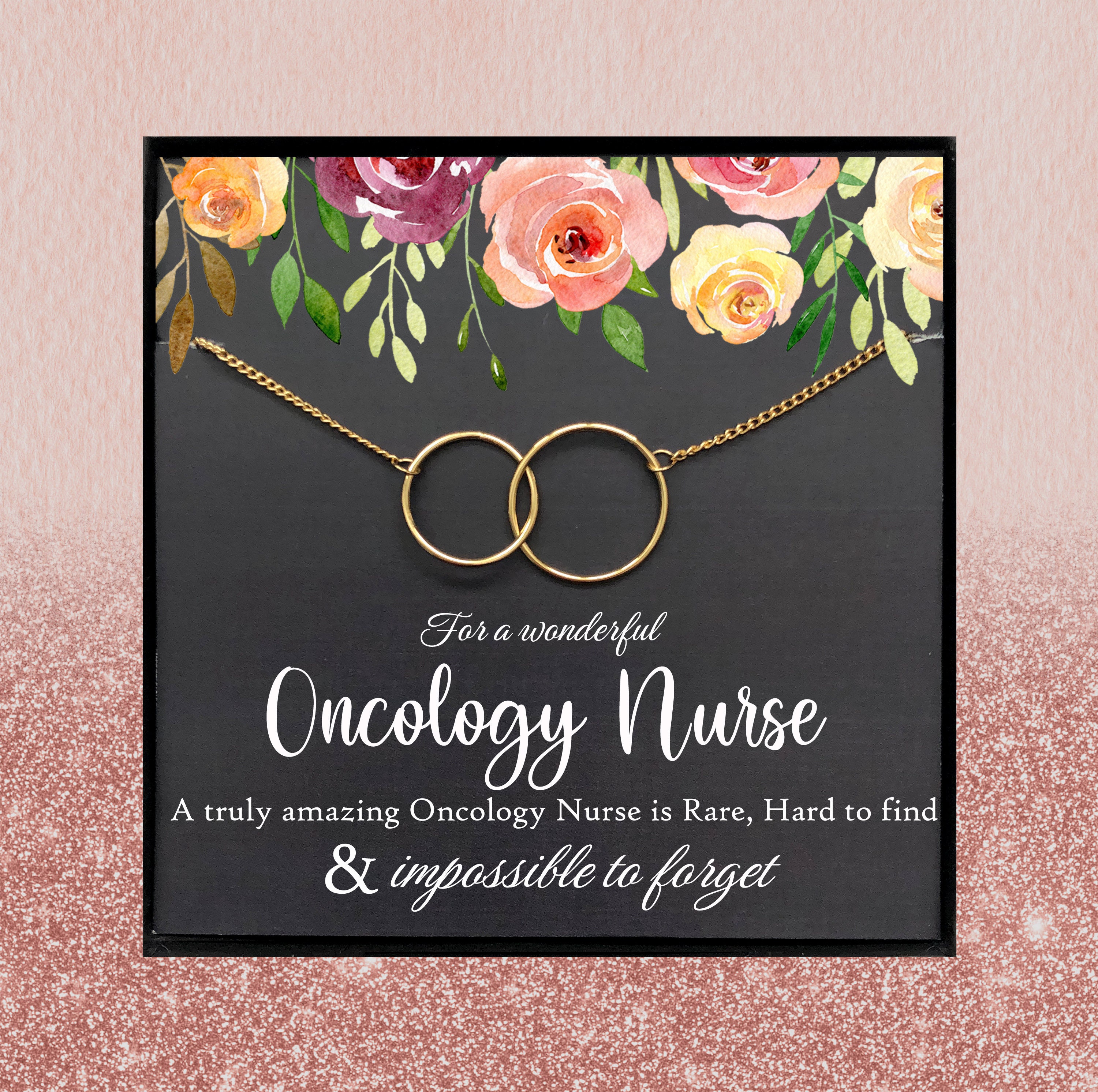 Oncology Nurse Gift Appreciation Gift for Her Necklace Gift Etsy