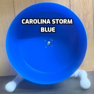 The Carolina Storm Bucket Wheel custom made for hedgehogs Blue (opaque)