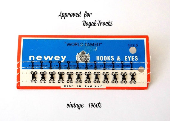 70/'ssewing notionsvintage sewing hooks Vintage Buttons Snaps and Hooks /& Eyes; 1960/'s