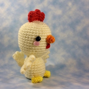 CROCHET PATTERN for Chicken Amigurumi! Plush Crochet Chicken Amigurumi Step by Step Pattern Crochet Tutorial