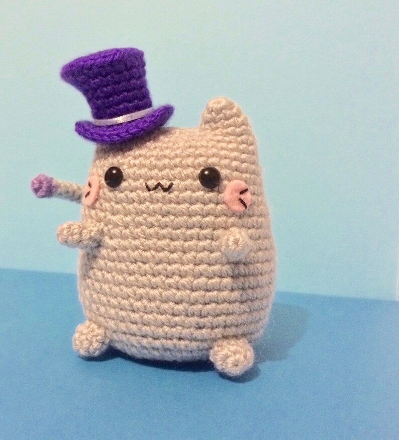 CROCHET PATTERN for Top Hat Mad Hatter Hat for Amigurumi to Etsy