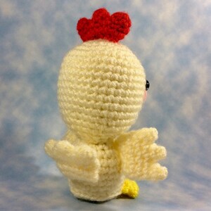 CROCHET PATTERN for Chicken Amigurumi Plush Crochet Chicken Amigurumi Step by Step Pattern Crochet Tutorial image 3