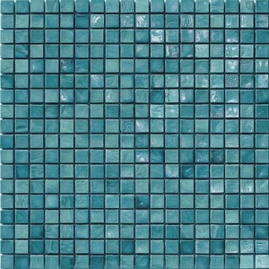 Sicis Murano "Aquamarine J" Turquoise Green 5/8" Mosaic Tiles (81 Tiles)