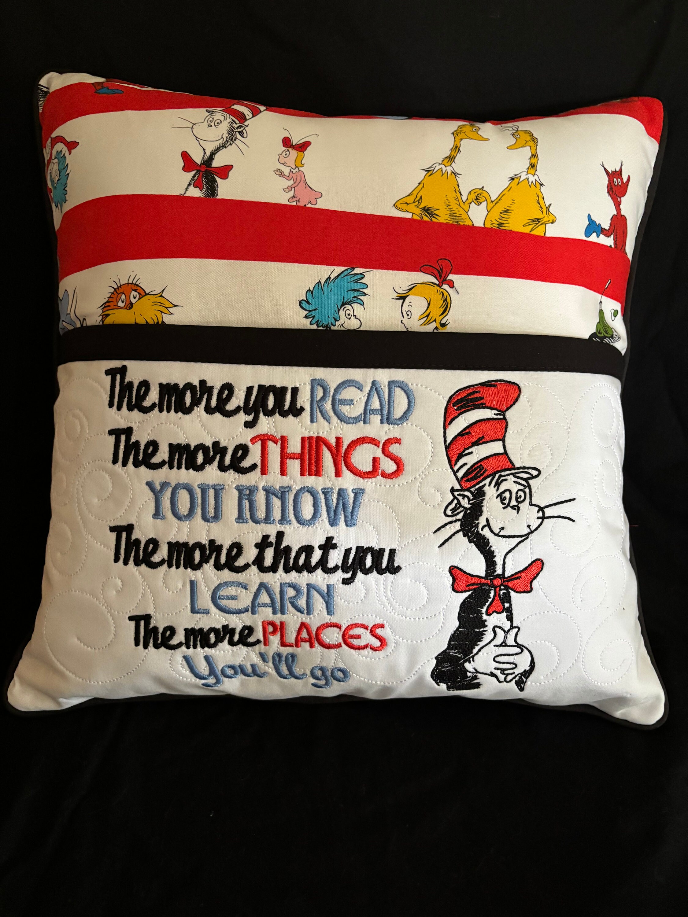 Dr seuss reading pillow discount