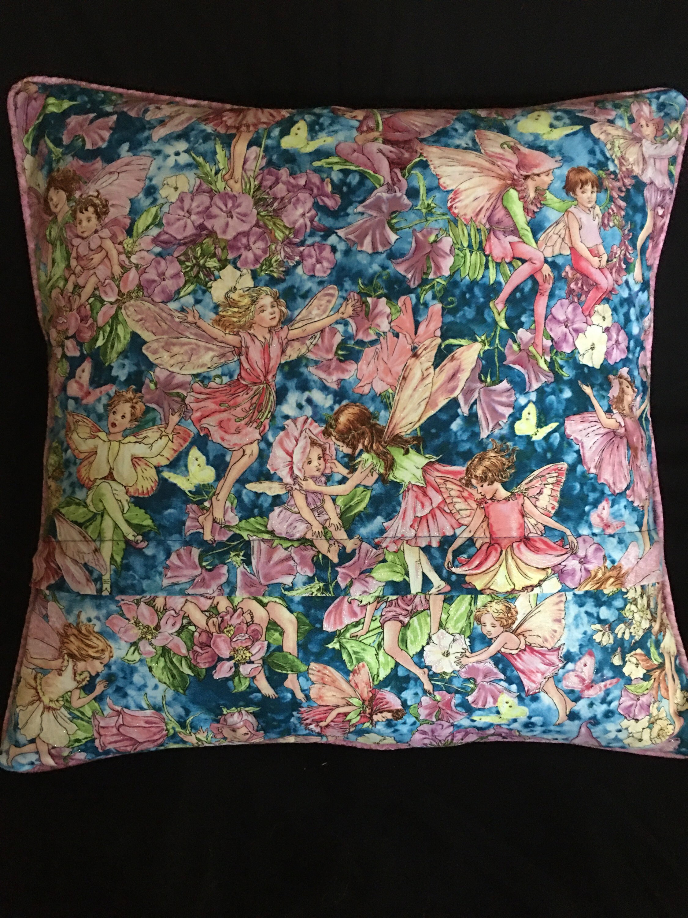 Embroidered Pixie Fairy Pocket Pillow | Etsy