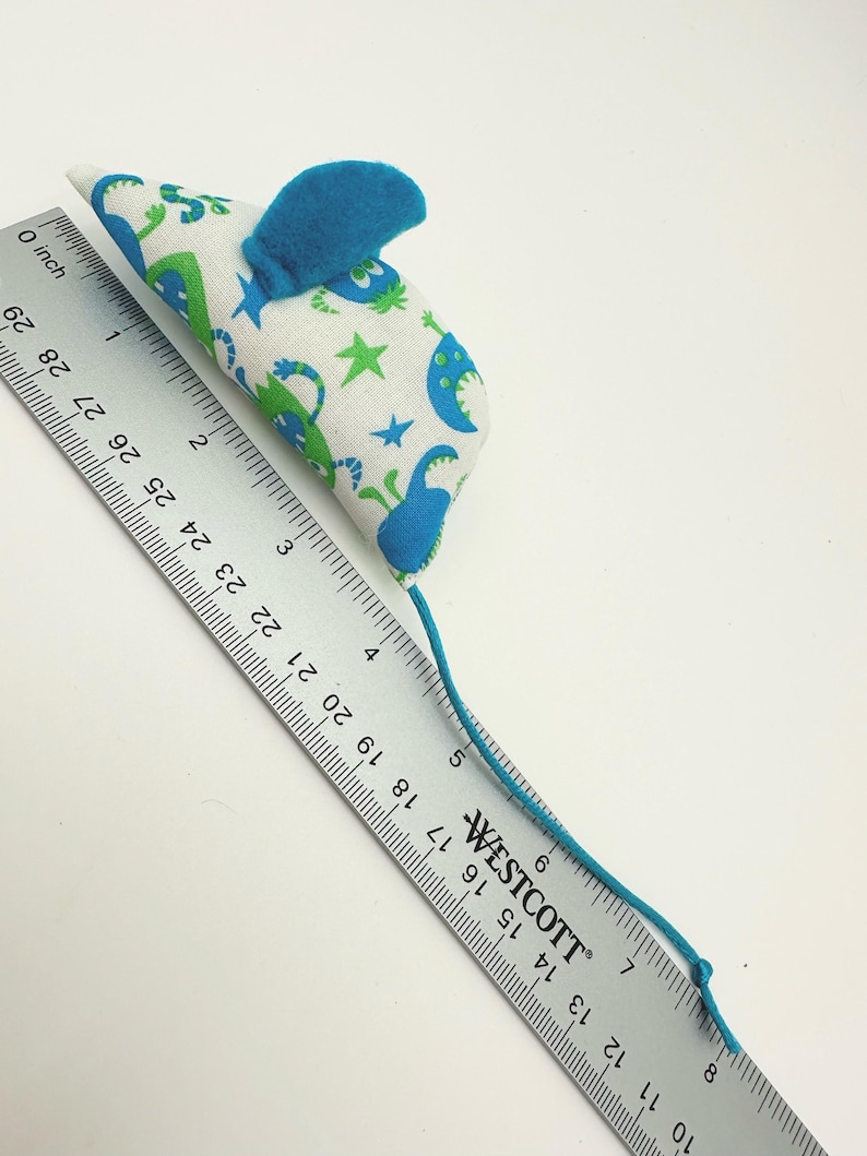 Westcott Ruler Guide Mouse Catnip Cat Toy, Monsters, Green Aqua White - Etsy UK