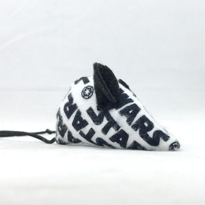Star Wars Catnip Mouse Toy: Galactic Empire Flannel Fabric