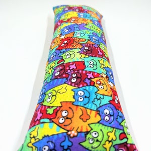 Catnip Cat Kicker Toy, cartoon cats, kitten toy, bright, multi color