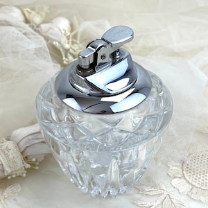 Vintage Table Lighters Crystal