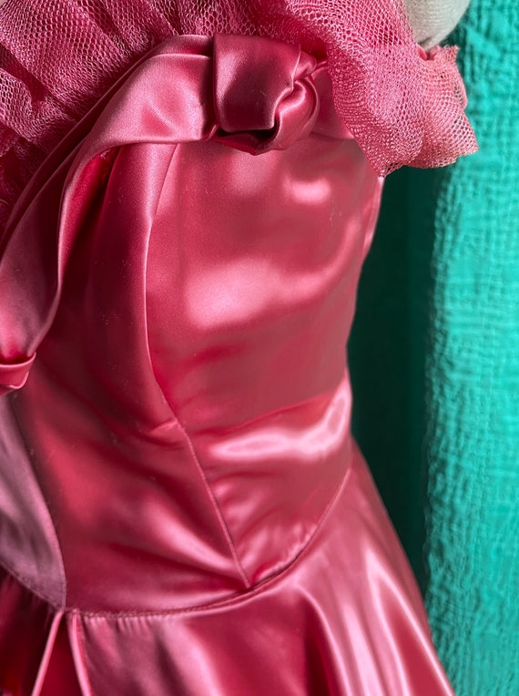 1955 - Satin Prom Evening Dress