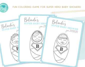 Superhero Baby Game Etsy