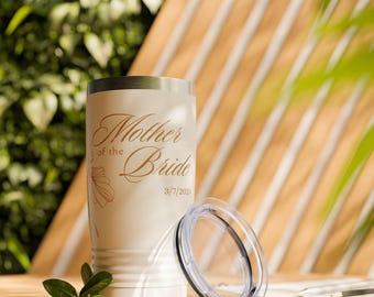 Mutter der Braut Becher Elegante Mutter der Braut Becher Kundengerechte Gold Vater der Braut Becher-elegante Orchidee Braut-Mutter-Geschenk