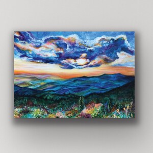 Blue Ridge Parkway - Small ART Print - Jerika Renee Art - 5” x 7” Free Shipping
