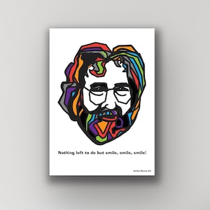 Jerry Garcia/ Grateful Dead - Small print - Jerika Renee Art -  Free Shipping
