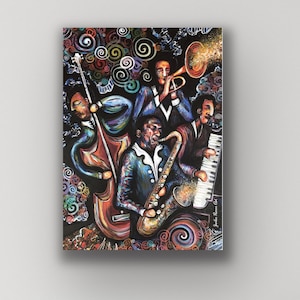 5&quot; x 7&quot;  JOHN COLTRANE - Small Art Print  - Jerika Renee Art - Free Shipping