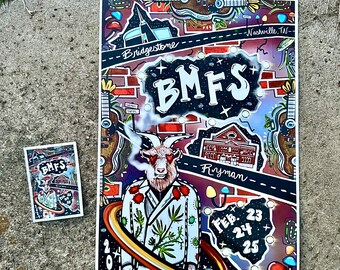 BMFS Nashville Sticker/Print/Combo Free Shipping