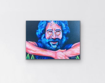 5" x 7"  Jerry Garcia - Grateful Dead - Small Art Print- Jerika Renee Art - Free Shipping