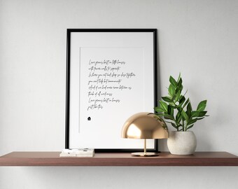 Love Grows Best in Little Houses Quote, Printable Quote, Printable Art, Digital Prints, Prints, Various Sizes, Instant Download