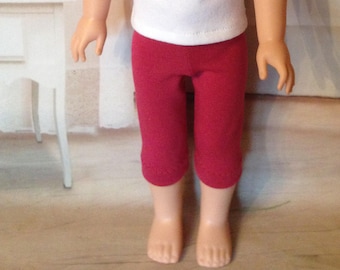 Choice of Capri Cropped Pants for 14"  doll: 30 colors available! AND NOW DENIM!