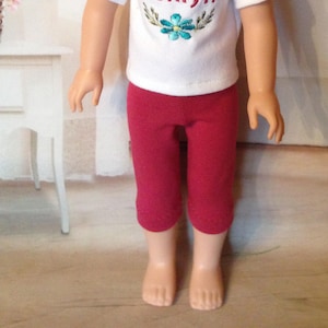 Choice of Capri Cropped Pants for 14&quot;  doll: 30 colors available! AND NOW DENIM!