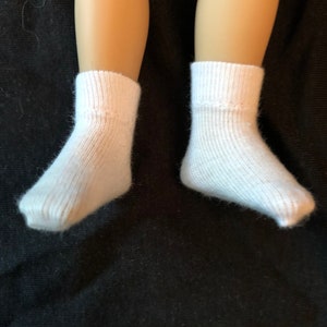 White Socks for 10&quot; Boneka Child Doll by Dianna Effner
