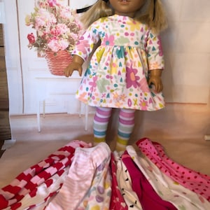 Choice of Valentine Tights for 18" doll