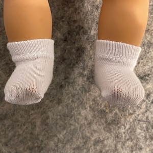 White socks for 8&quot;  Baby Doll