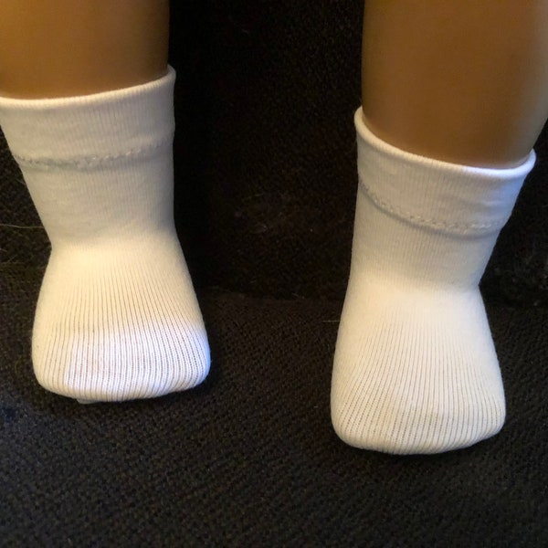 Choice of Ankle Socks for 18" American Girl Doll: 30 Colors Available