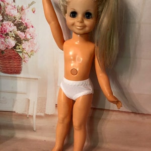 Weiße Unterwäsche Höschen für 15&quot;vintage Samtpuppe: Crissy Family