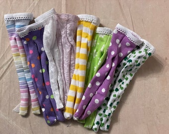 Easter & Springtime tights for 12" Ruby Red Galleria Siblies dolls