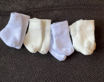 4 pair socks for 10" Bleuette doll