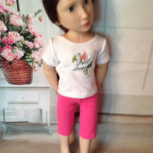 1 para spodni capri cropped dla lalki A Girl for All Time 16&quot;