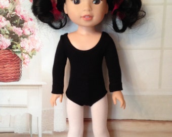 Ballet Leotard & Tights for 14" American Girl Wellie Wishers Doll