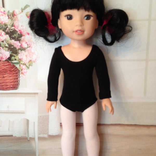 Ballet Leotard & Tights for 14" American Girl Wellie Wishers Doll