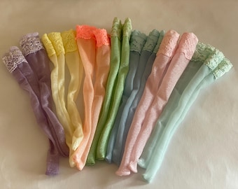 Stockings for 11 1/2&quot; Fashion Doll: Choice of Pastel Shades Combined Shipping