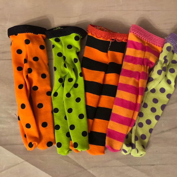 Choice of Halloween Tights for 10" Patsy or Ann Estelle: Spooktacular Selection!