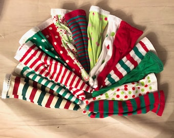 Choice of Christmas Tights for 10" Tonner Patsy or Ann Estelle doll