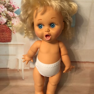 Weiße Unterwäsche für 13&quot;Galoob Baby Gesicht Puppen