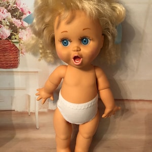 White Undies for 13" Galoob Baby Face Dolls